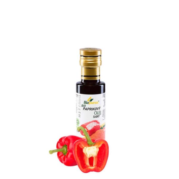 Paprikový olej sladký 100ml Biopurus
