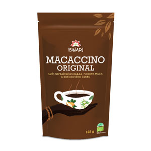 Macaccino kakaový energetický nápoj BIO 125g