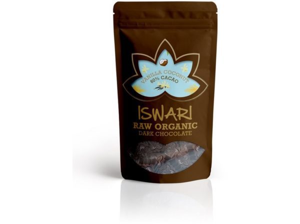 Bonbóny čokoládové Kokosový krém – Vanilka 60% BIO RAW 200g